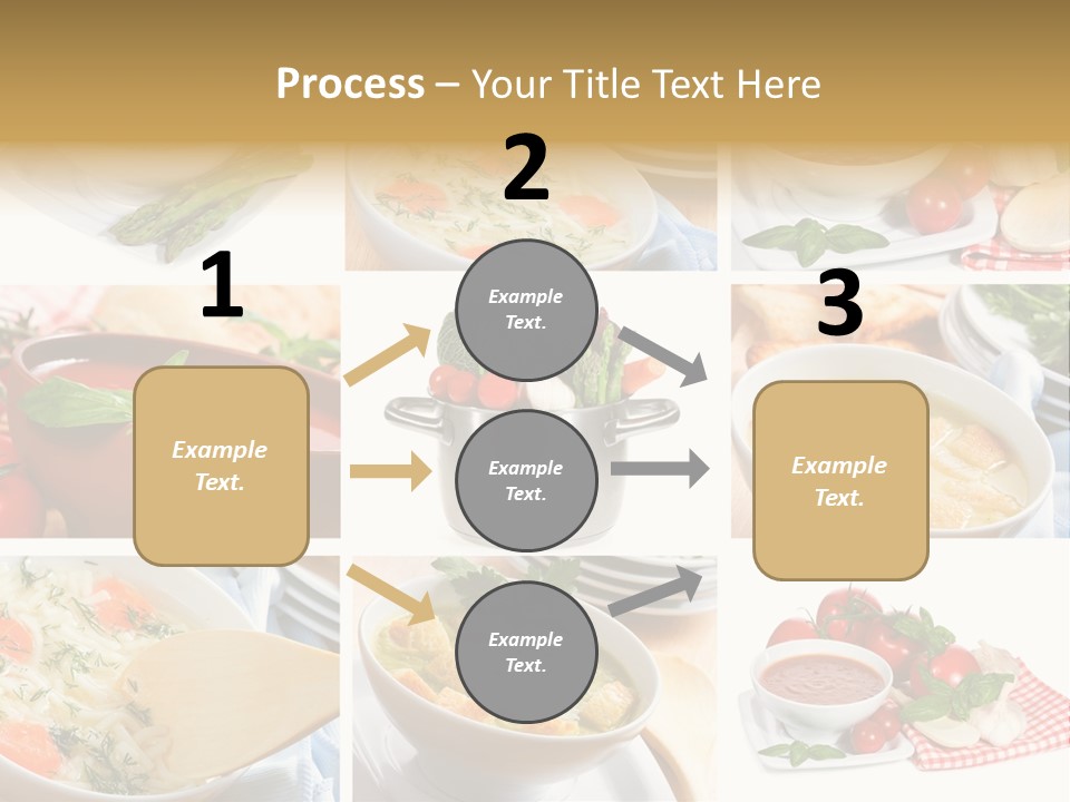 Bowl Dinner Basil PowerPoint Template