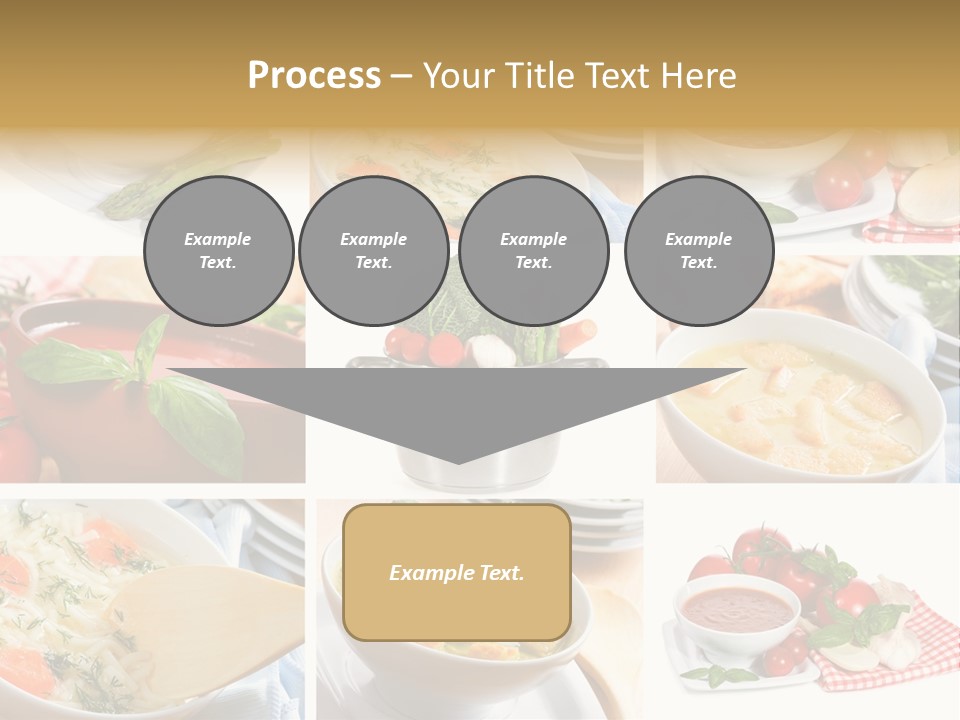 Bowl Dinner Basil PowerPoint Template