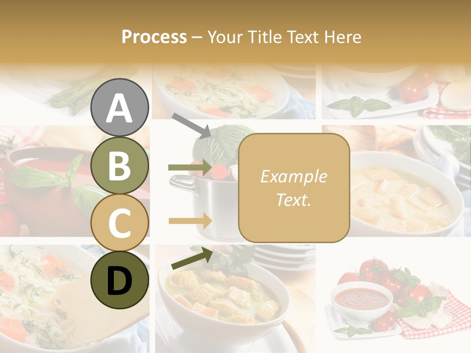 Bowl Dinner Basil PowerPoint Template