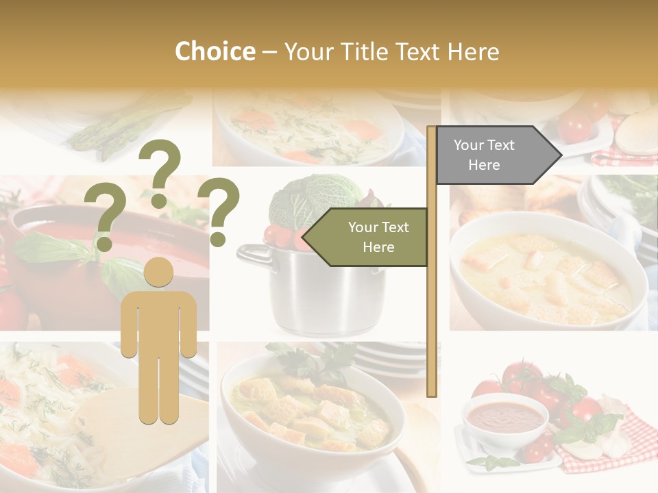 Bowl Dinner Basil PowerPoint Template