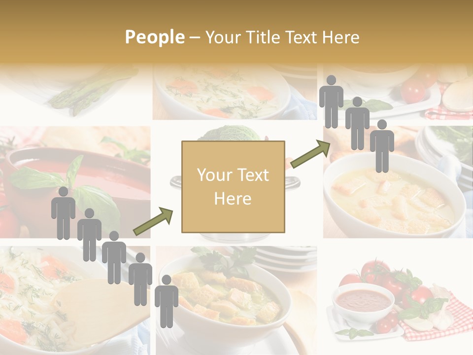 Bowl Dinner Basil PowerPoint Template