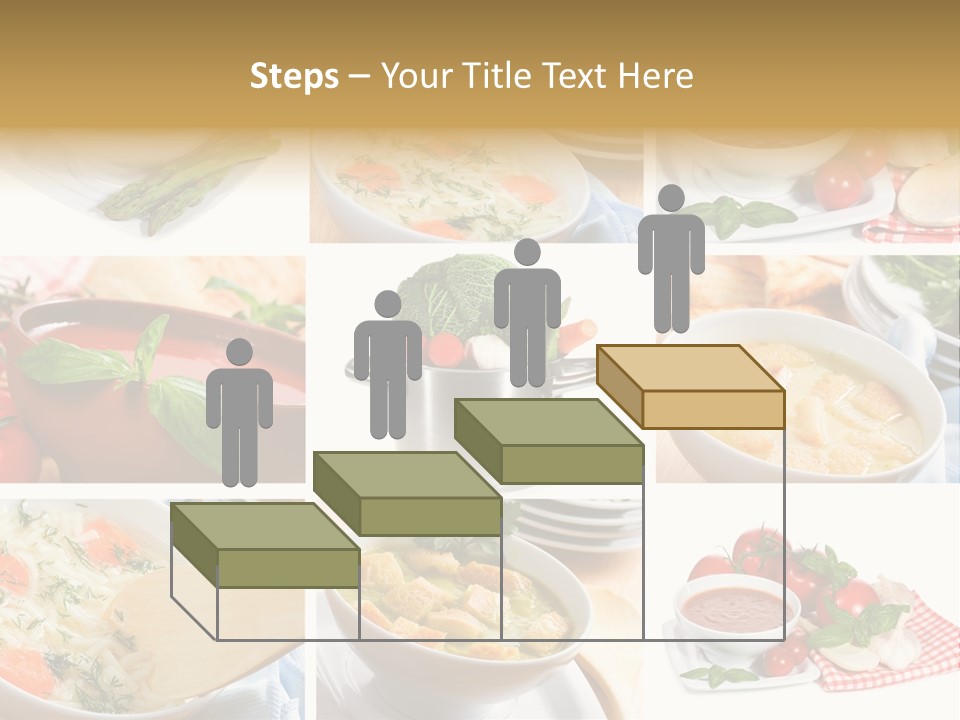 Bowl Dinner Basil PowerPoint Template