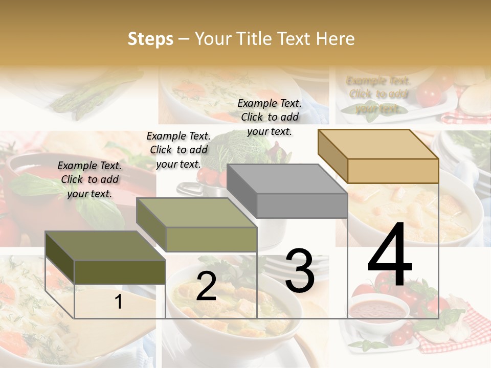Bowl Dinner Basil PowerPoint Template