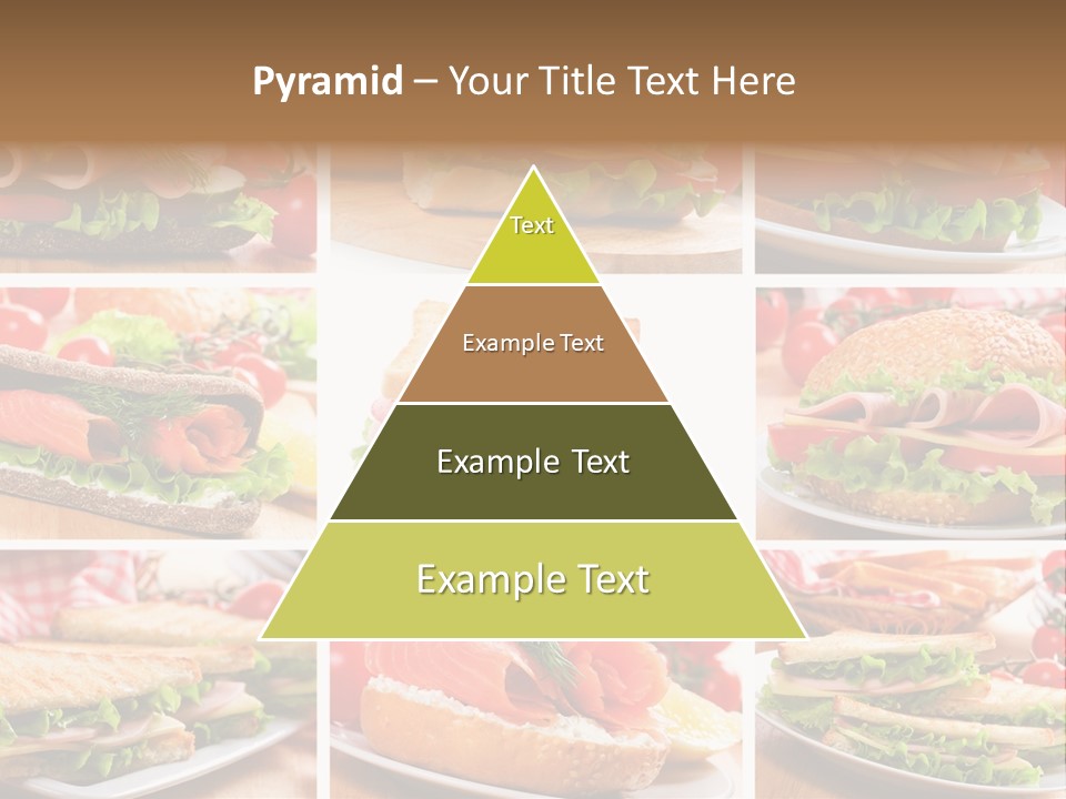 Vegetable Lettuce Bread PowerPoint Template