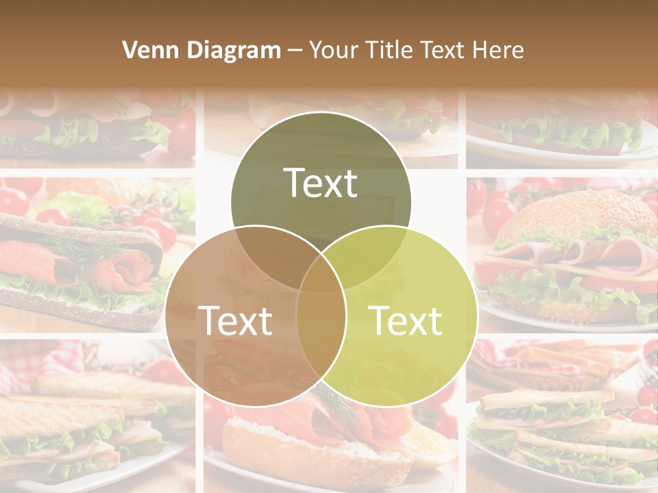 Vegetable Lettuce Bread PowerPoint Template