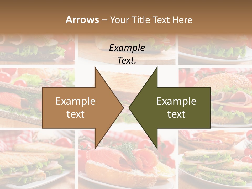 Vegetable Lettuce Bread PowerPoint Template