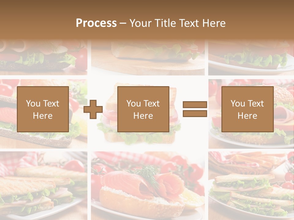 Vegetable Lettuce Bread PowerPoint Template