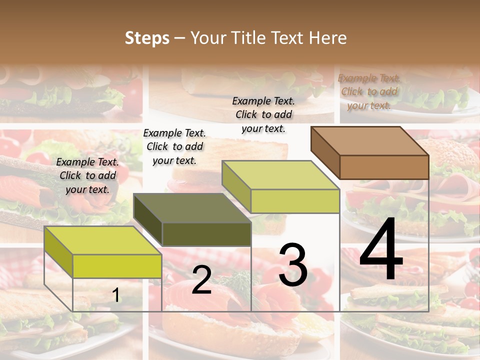 Vegetable Lettuce Bread PowerPoint Template