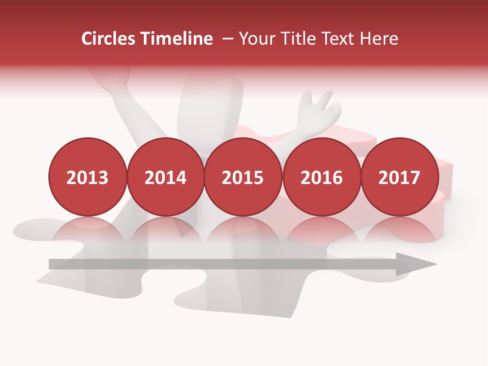 Puzzle Icon Leadership PowerPoint Template