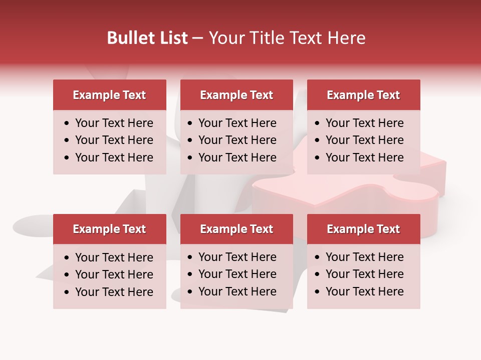Puzzle Icon Leadership PowerPoint Template