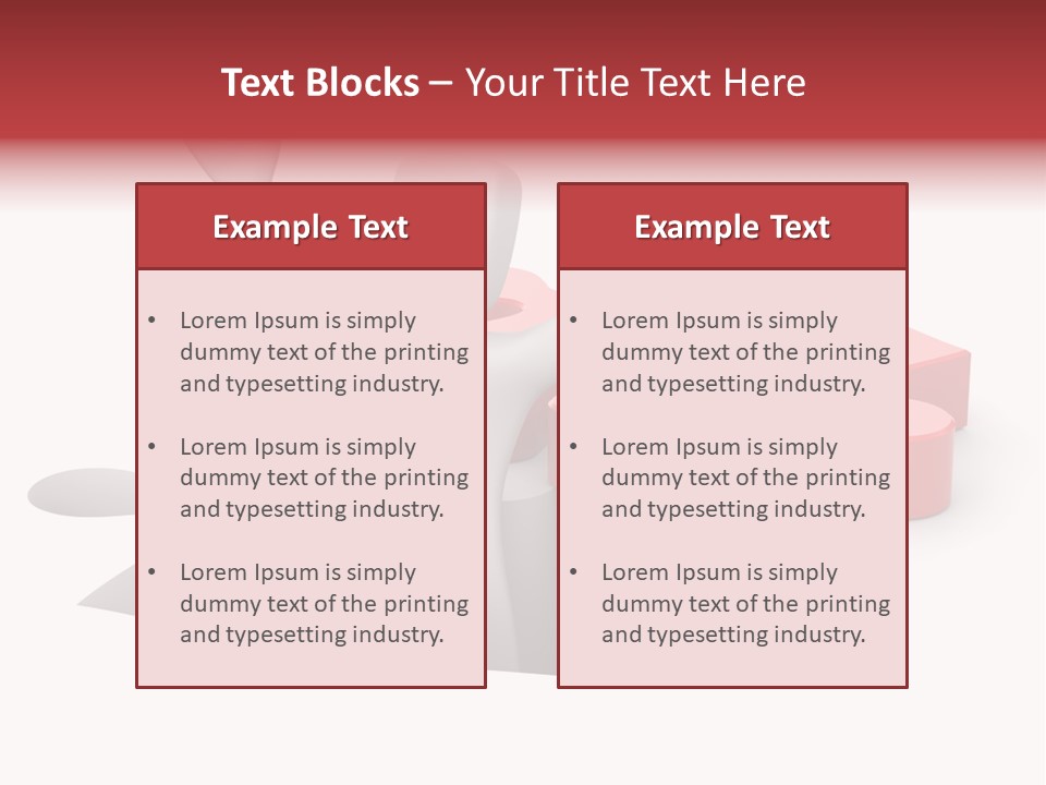 Puzzle Icon Leadership PowerPoint Template