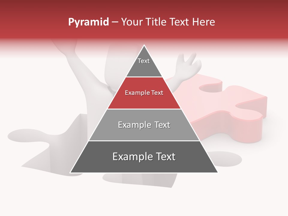 Puzzle Icon Leadership PowerPoint Template
