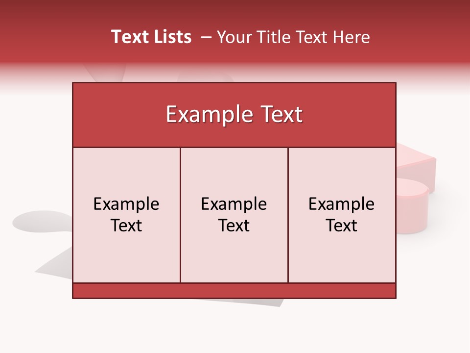 Puzzle Icon Leadership PowerPoint Template