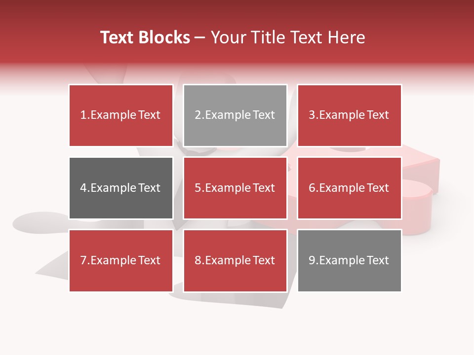 Puzzle Icon Leadership PowerPoint Template