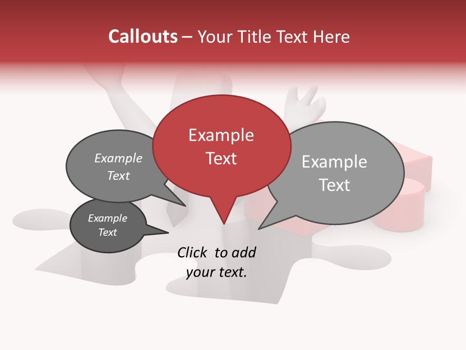 Puzzle Icon Leadership PowerPoint Template