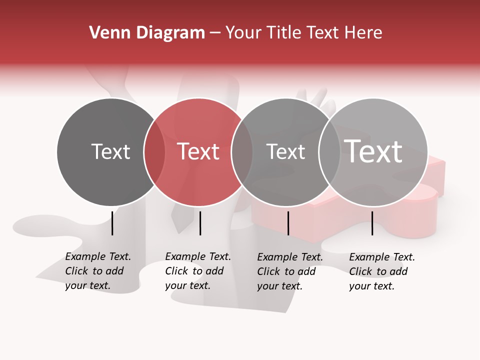 Puzzle Icon Leadership PowerPoint Template