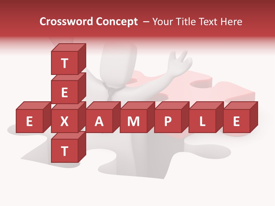 Puzzle Icon Leadership PowerPoint Template