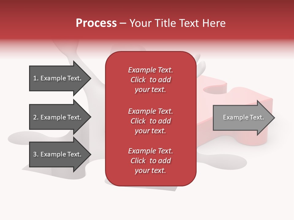 Puzzle Icon Leadership PowerPoint Template