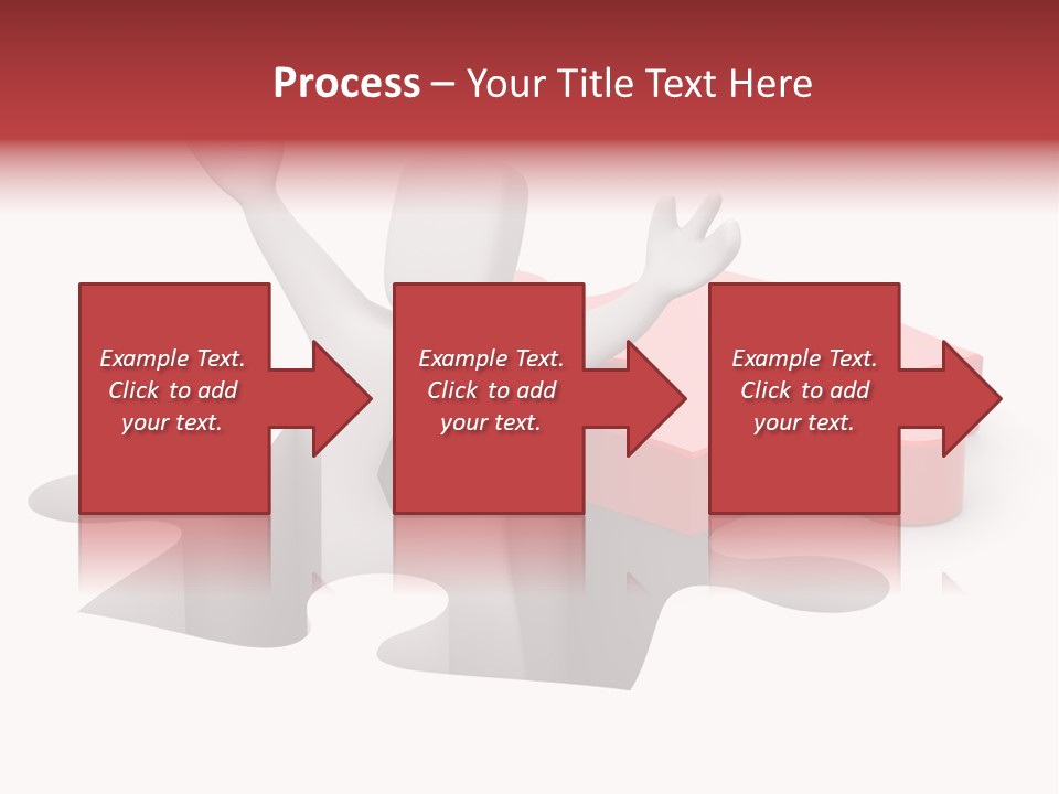 Puzzle Icon Leadership PowerPoint Template