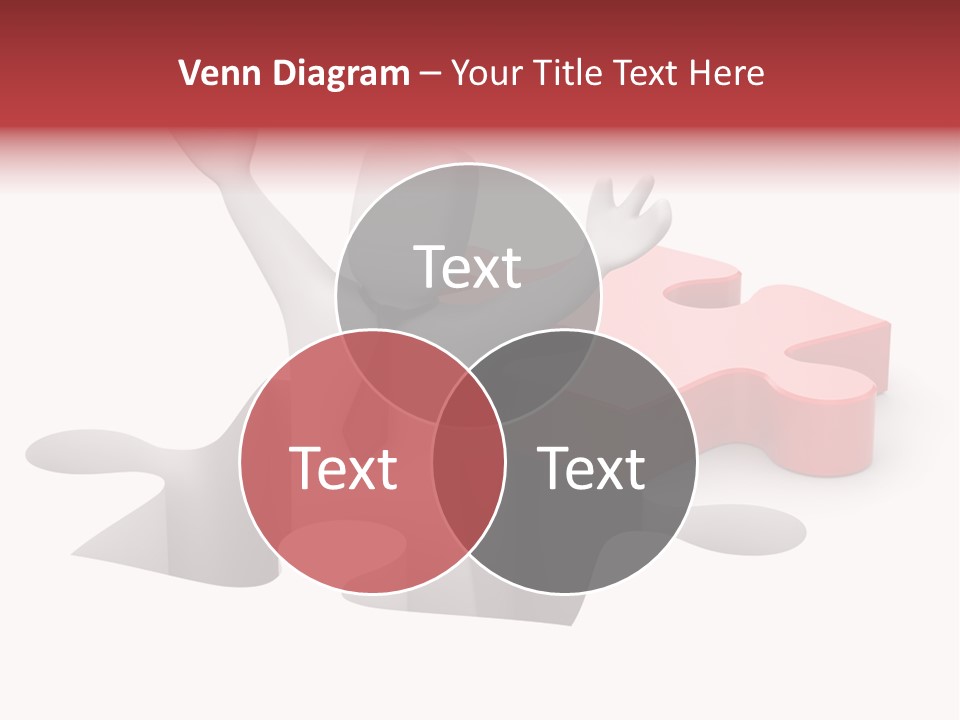 Puzzle Icon Leadership PowerPoint Template