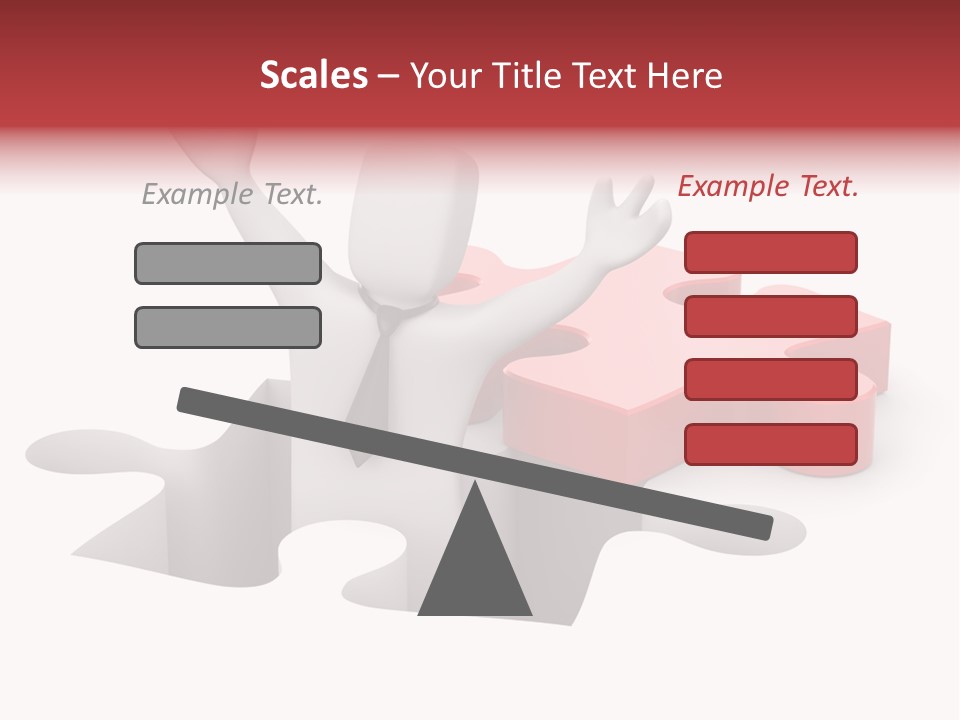 Puzzle Icon Leadership PowerPoint Template