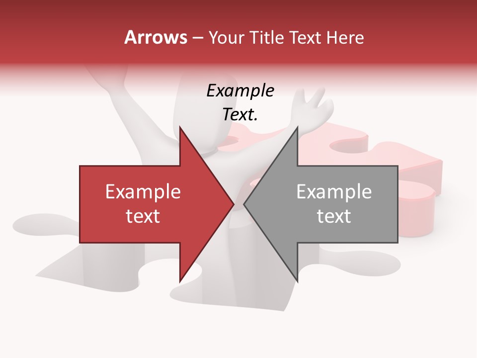Puzzle Icon Leadership PowerPoint Template