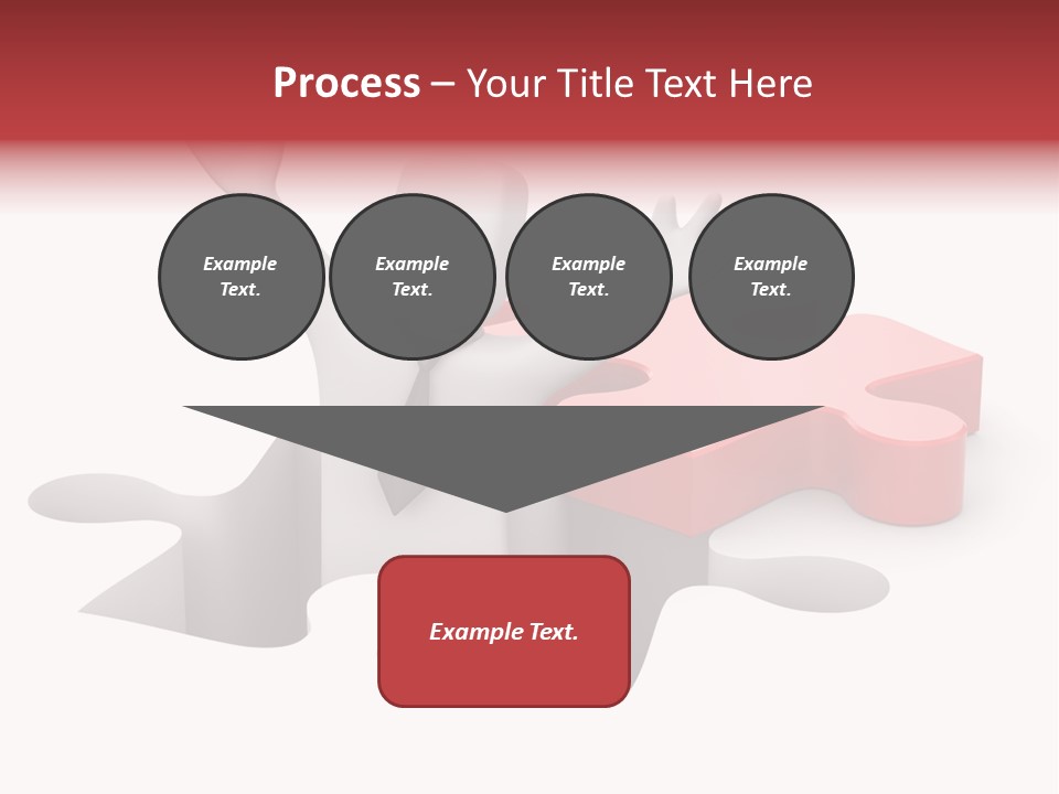 Puzzle Icon Leadership PowerPoint Template