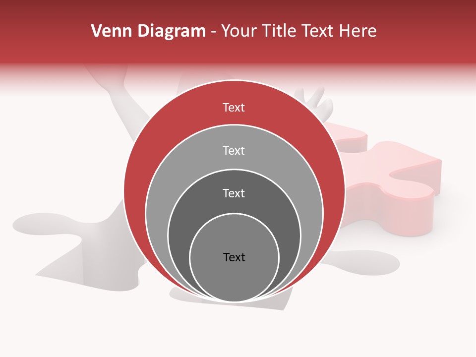Puzzle Icon Leadership PowerPoint Template
