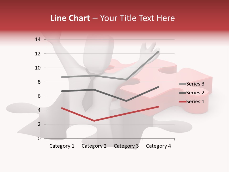 Puzzle Icon Leadership PowerPoint Template