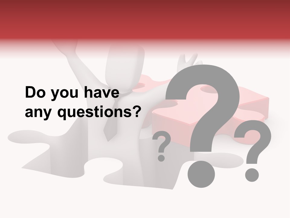 Puzzle Icon Leadership PowerPoint Template