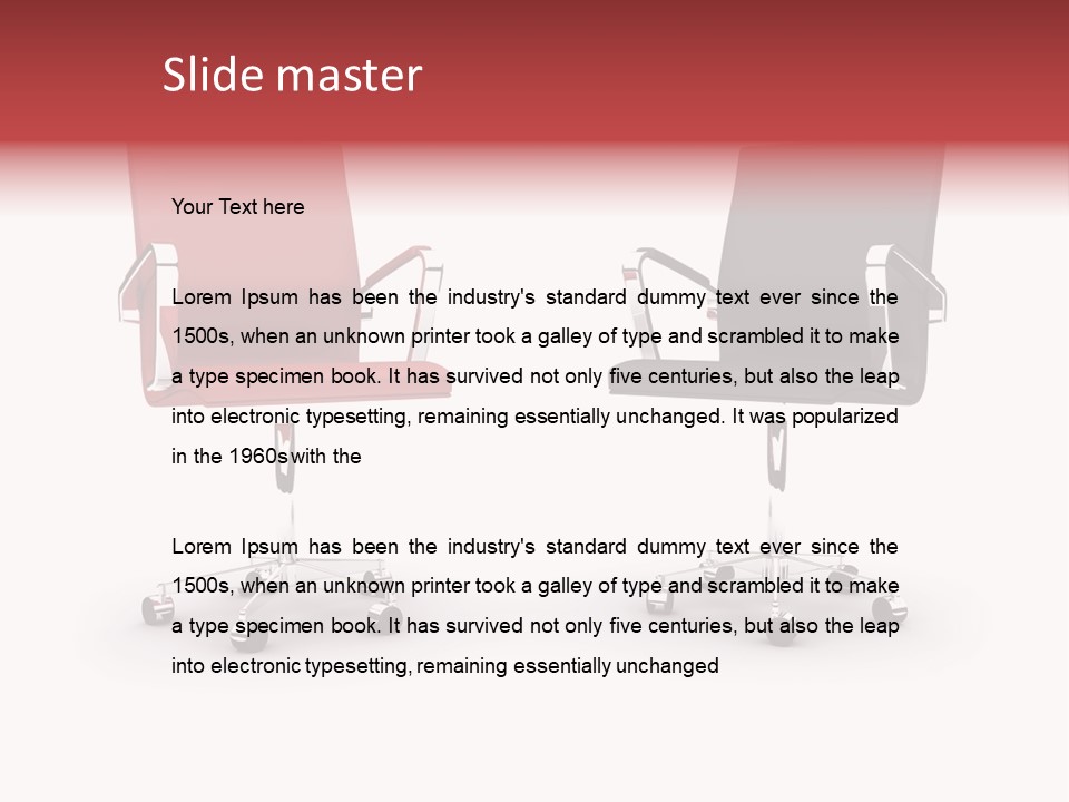 Chair Discussion Role PowerPoint Template