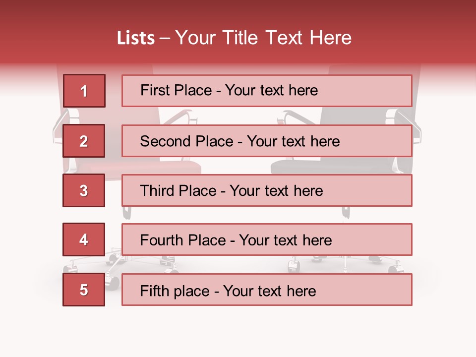 Chair Discussion Role PowerPoint Template