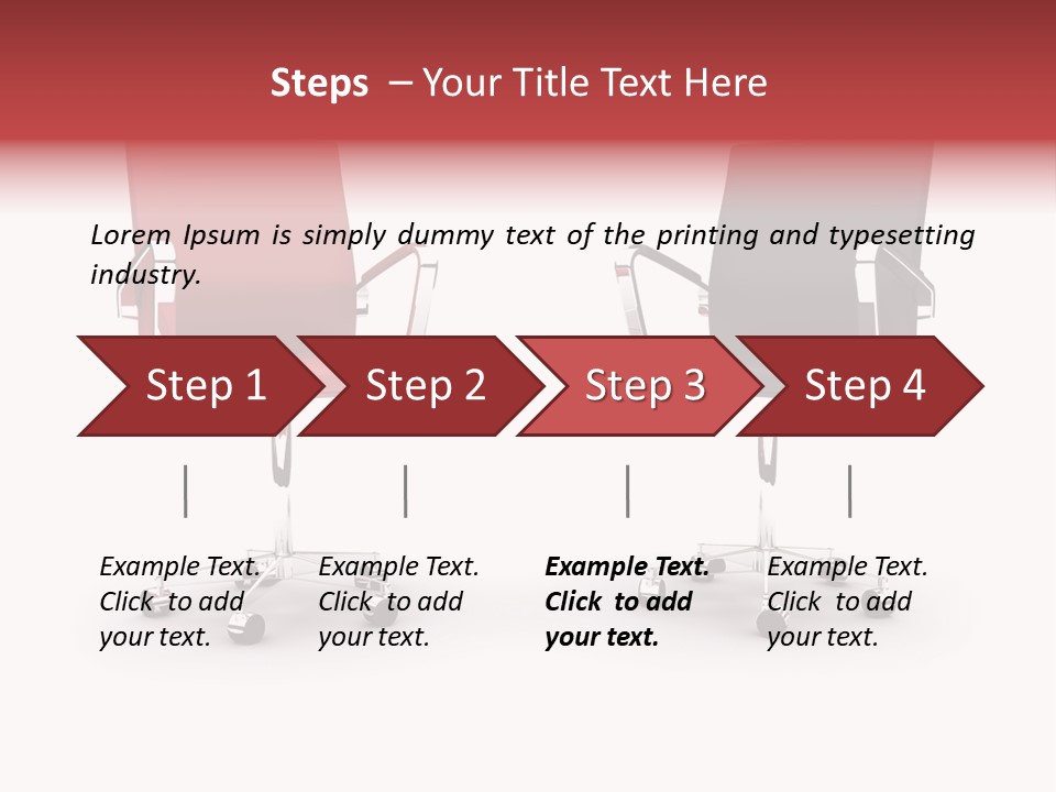 Chair Discussion Role PowerPoint Template