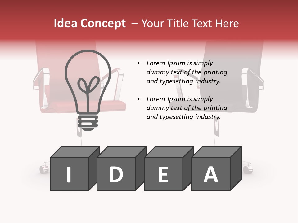 Chair Discussion Role PowerPoint Template