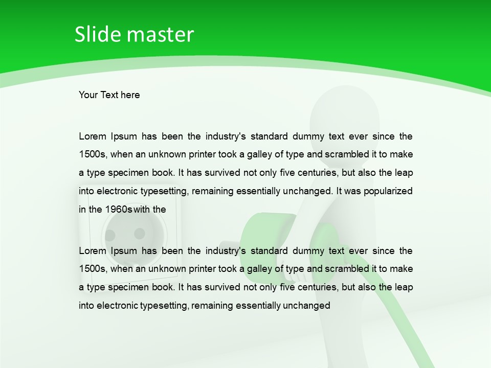 Current Energy Supply PowerPoint Template