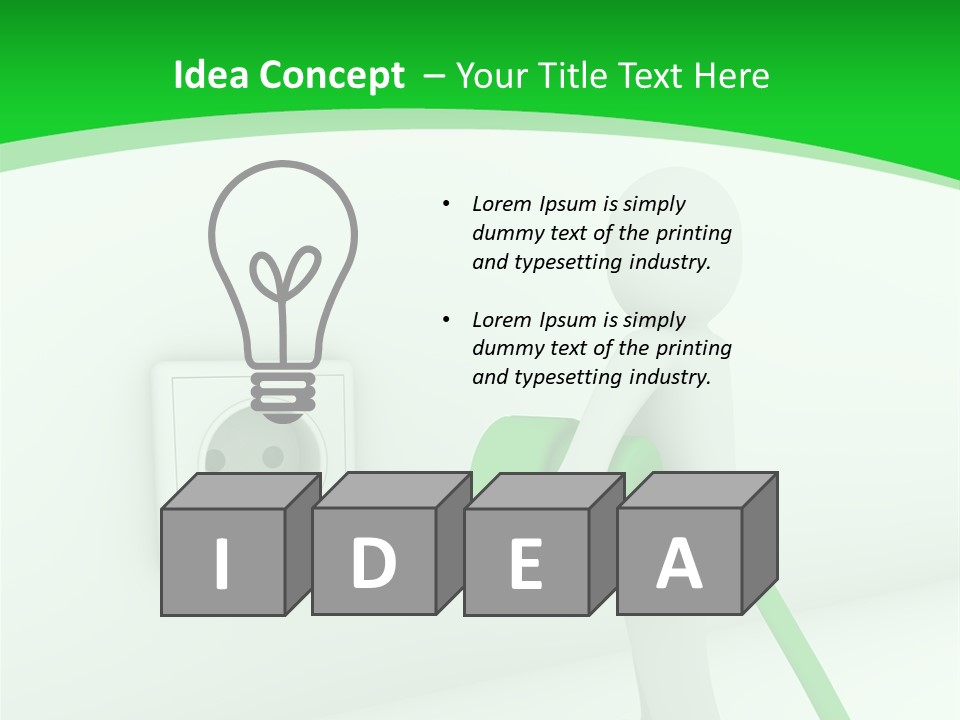 Current Energy Supply PowerPoint Template