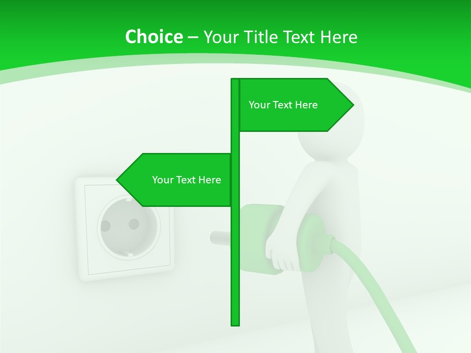 Current Energy Supply PowerPoint Template