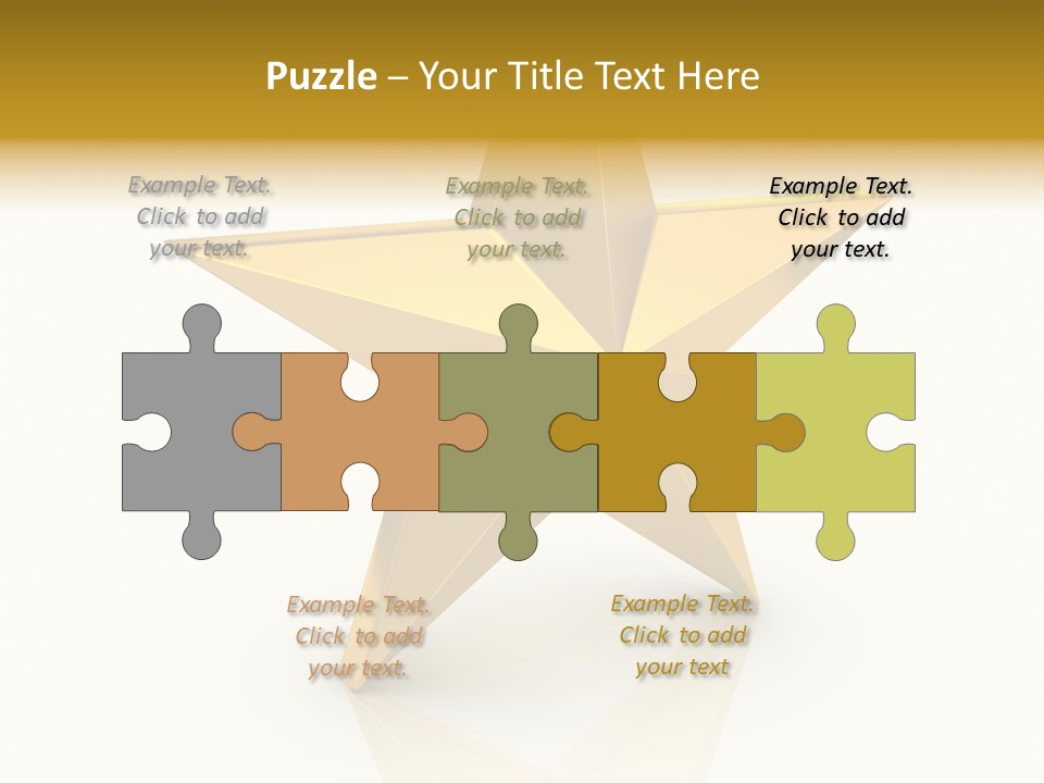 Award Single Object Brushed PowerPoint Template