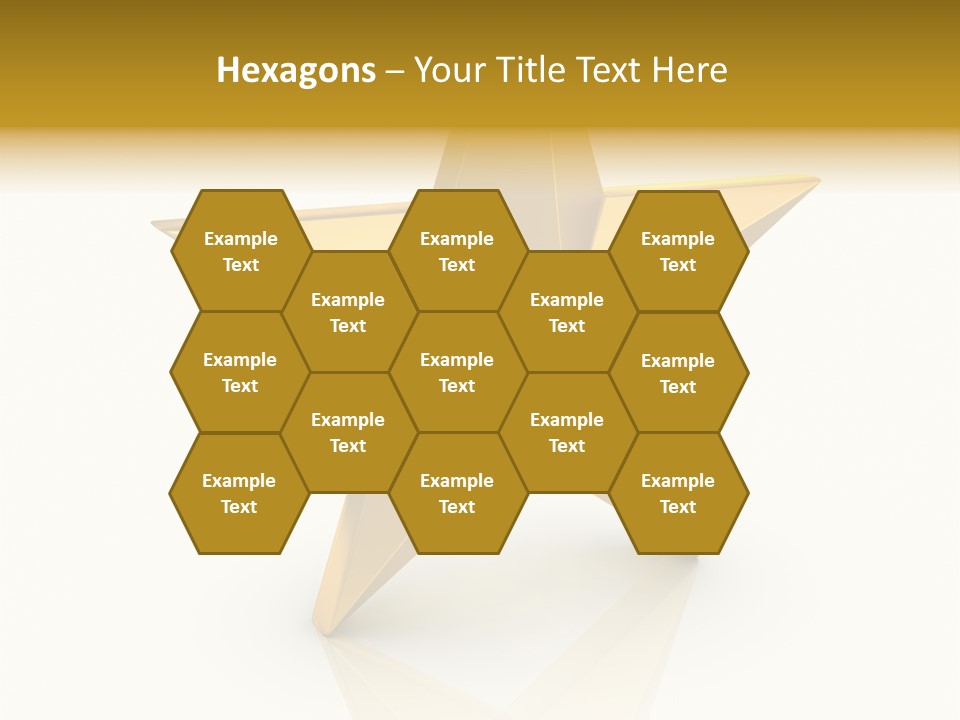 Award Single Object Brushed PowerPoint Template