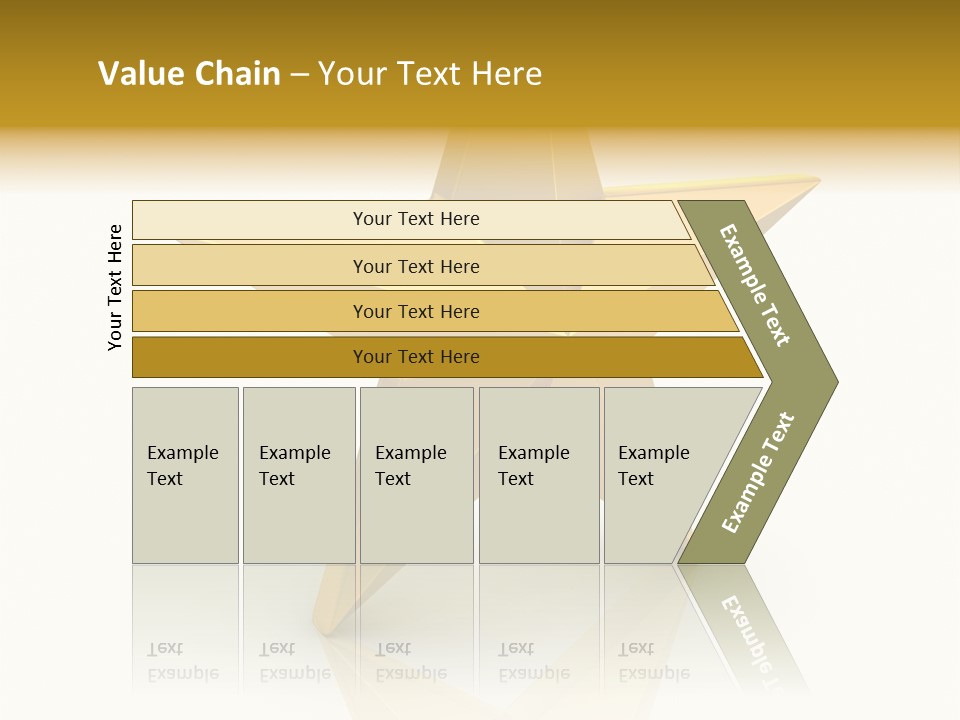 Award Single Object Brushed PowerPoint Template