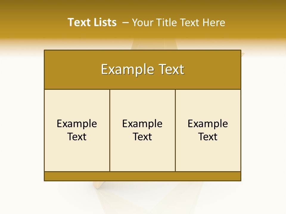 Award Single Object Brushed PowerPoint Template