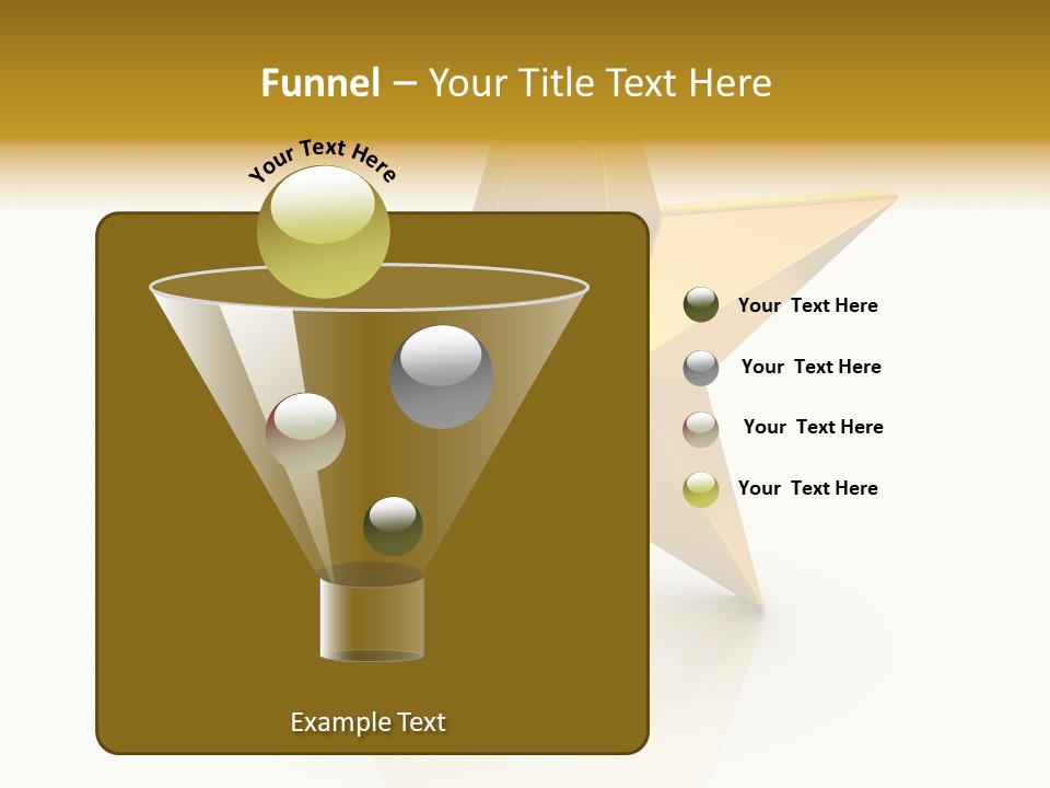 Award Single Object Brushed PowerPoint Template