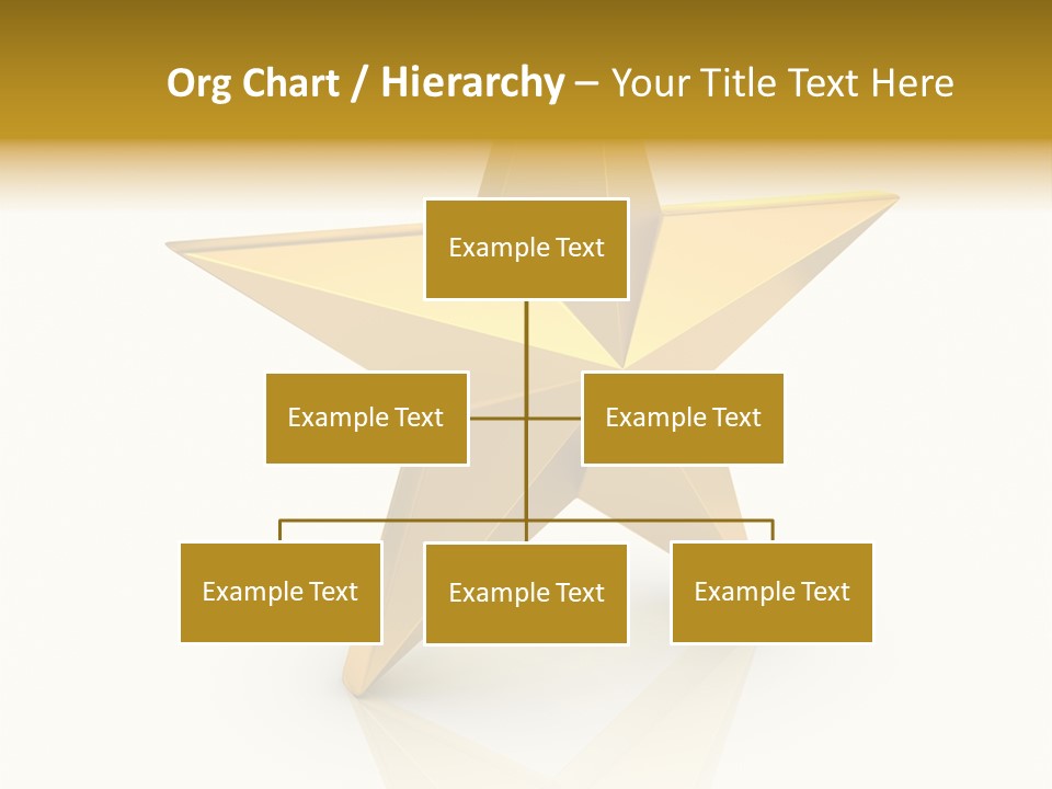 Award Single Object Brushed PowerPoint Template