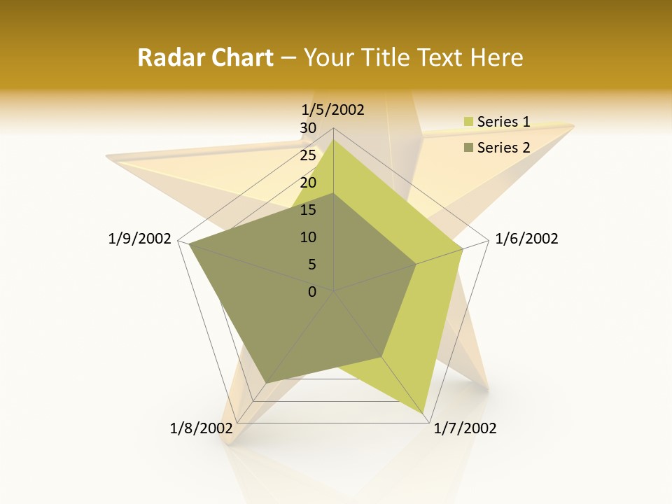 Award Single Object Brushed PowerPoint Template
