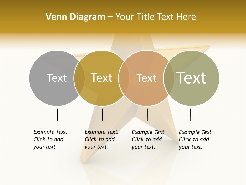 Award Single Object Brushed PowerPoint Template