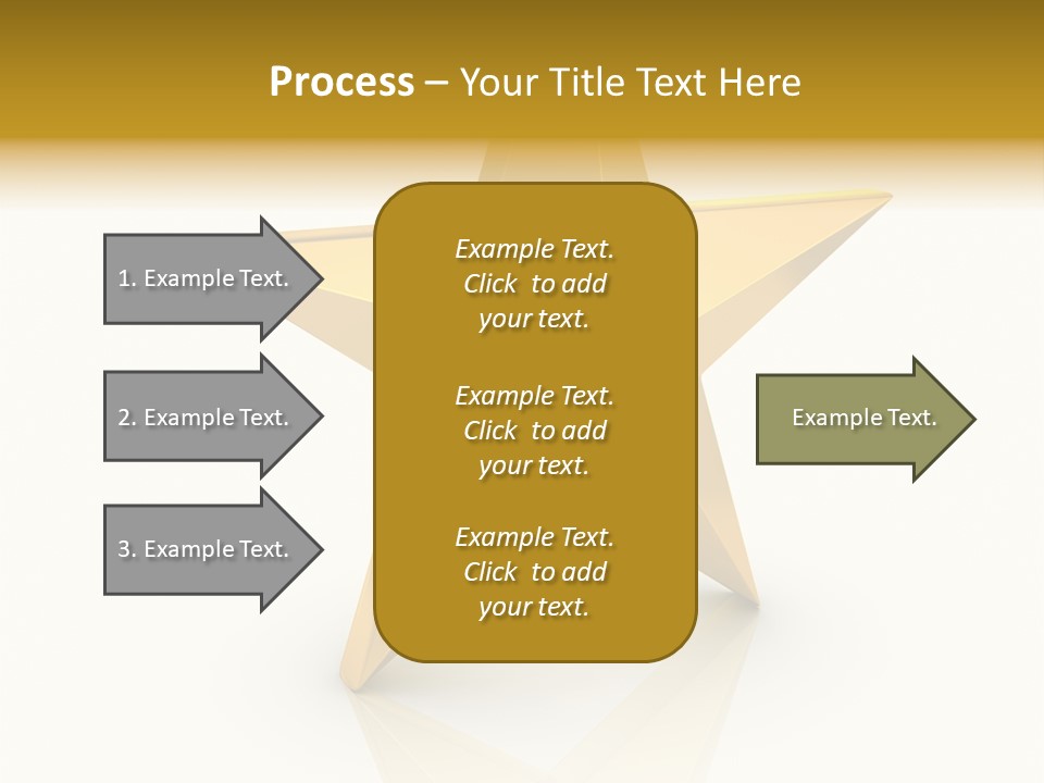 Award Single Object Brushed PowerPoint Template