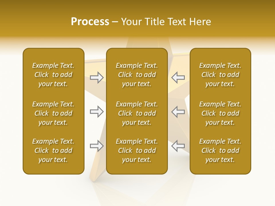 Award Single Object Brushed PowerPoint Template