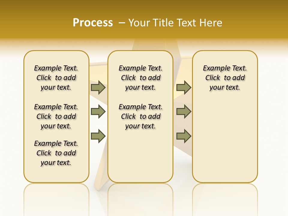 Award Single Object Brushed PowerPoint Template
