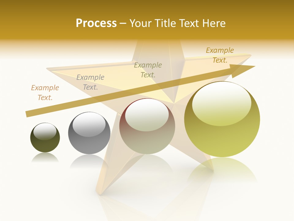 Award Single Object Brushed PowerPoint Template