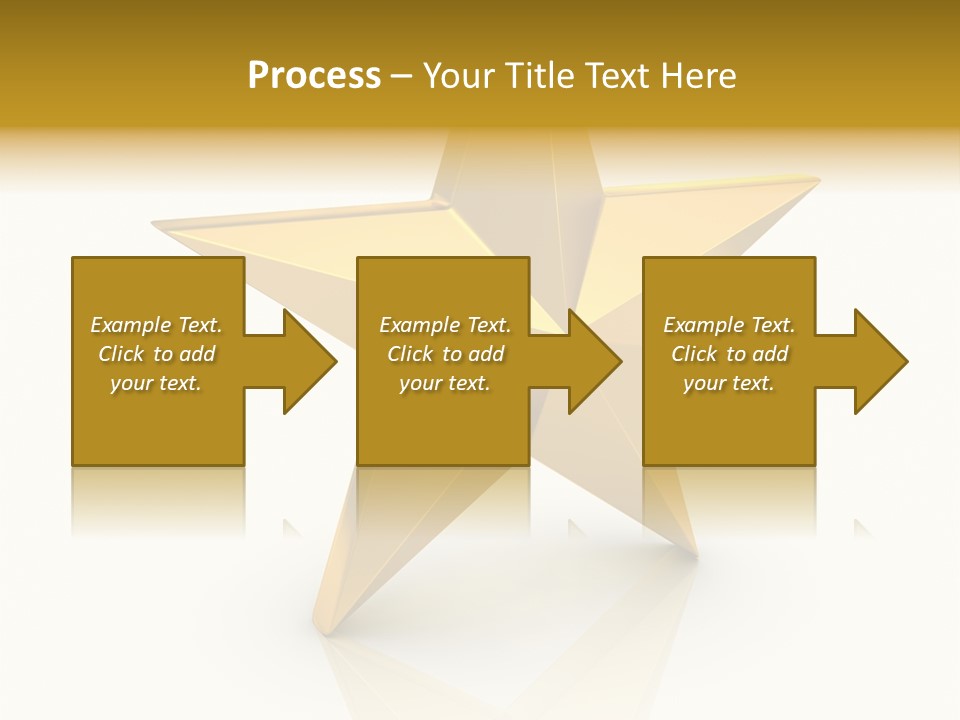 Award Single Object Brushed PowerPoint Template